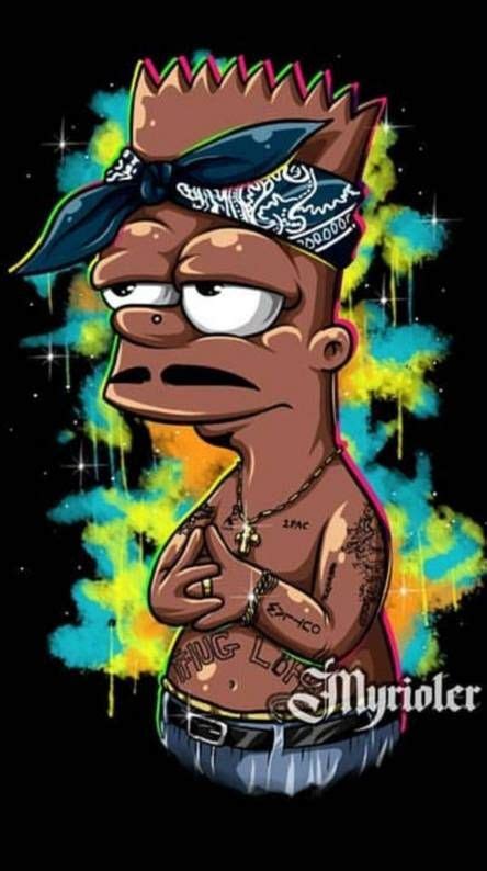 Gangster Bart | Bart simpson art, Simpsons art, Simpsons drawings