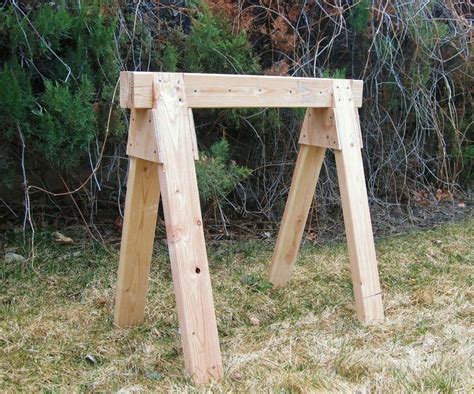 The Best Sawhorse - Strong, Cheap & Easy! | Easy woodworking projects ...