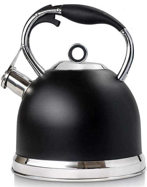 Sotya Best Teakettle Tea Kettle Pot Whistling Stainless Steel Stove top Teapot 2.5 Quart ...