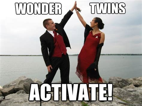 Wonder Activate! Twins - Wonder Twins - quickmeme