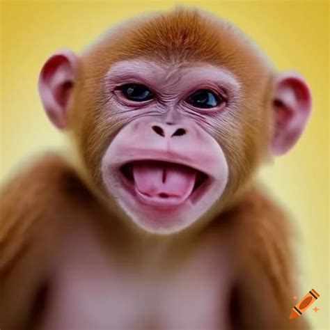 Funny monkey on Craiyon