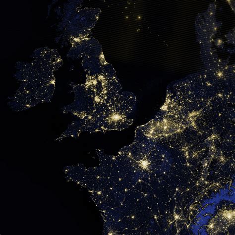 Britain from Space at Night