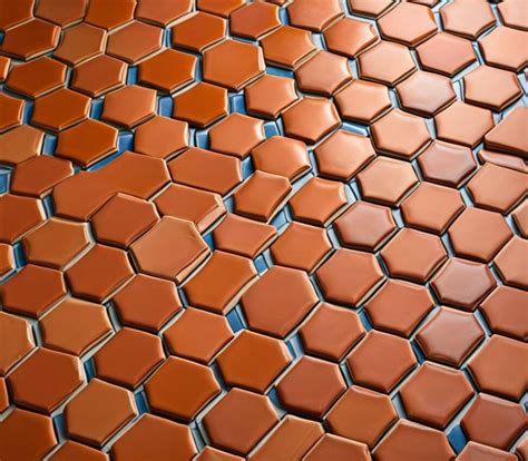 Hexagon Terracotta Tiles Give Your Kitchen a Handmade Geometric Look ...