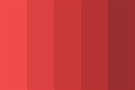 Coral Red Color Palette