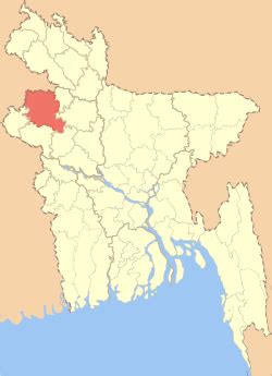 Naogaon District: Location of Naogaon District in Bangladesh