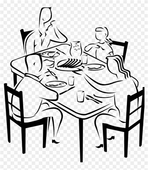 dinner clipart black and white 17 free Cliparts | Download images on Clipground 2024
