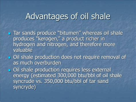 PPT - Oil Shale: PowerPoint Presentation, free download - ID:206646