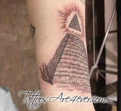 Illuminati Eye Pyramid Tattoo Design By Cisco And Nicole
