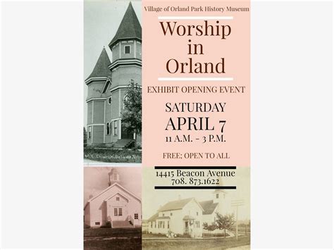 Orland Park History Museum Debuts "Worship in Orland" Exhibit | Orland ...