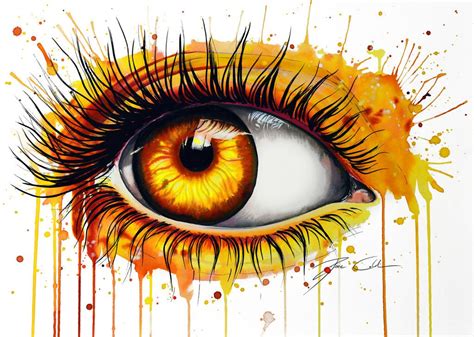 Soul fire -original on sale- by PixieCold | Eye painting, Eye art, Fire art