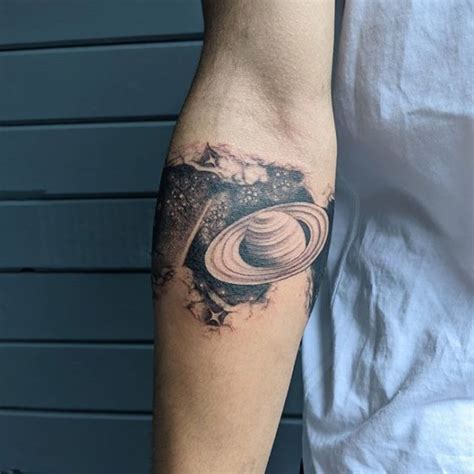 101 Best Saturn Tattoo Designs You Need To See!