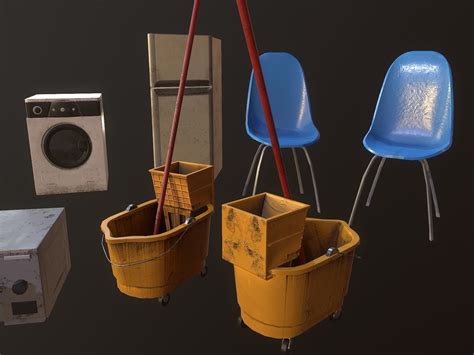 3D model Props furniture interior PBR VR / AR / low-poly | CGTrader