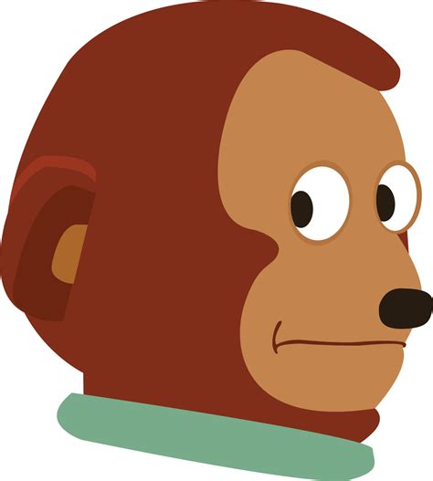 Awkward Look Monkey Puppet Icon 12721532 Vector Art at Vecteezy