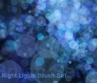 Night Lights Brush Set photoshop brushes in Photoshop brushes ( .abr ) file format format for ...