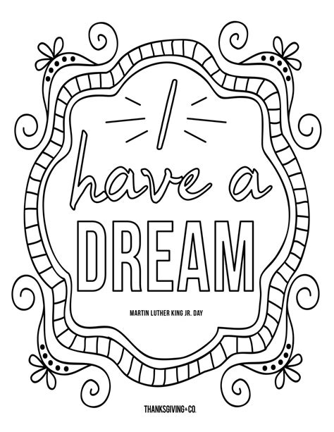 Share these fun Martin Luther King Jr. coloring pages with your ...