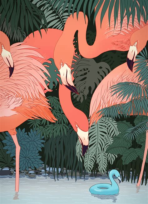 Blue Flamingo on Behance