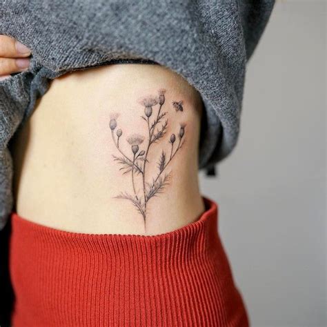 27 Impressive Thistle Tattoo Ideas - TattooBloq | Thistle tattoo ...