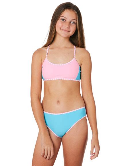 Platypus Australia Youth Girls Athletic Bikini - Gelato Block | SurfStitch