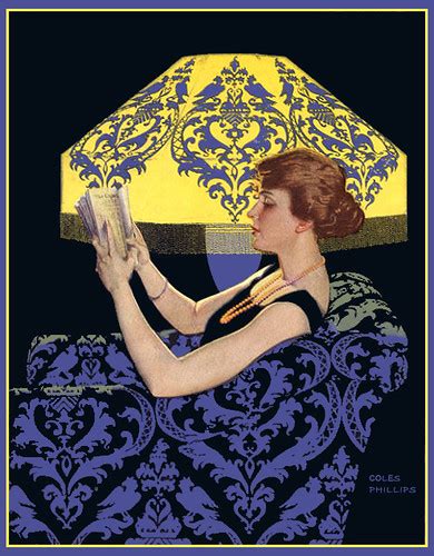 Coles Phillips 'Reading lamp' 1915 | Clarence Coles Phillips… | Flickr