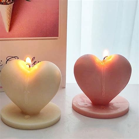 Heart Shaped Candles - Etsy