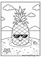 15 Pineapple Coloring Pages 100% Free Printables sketch template