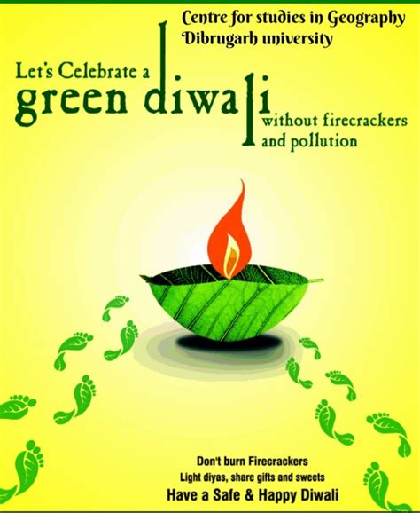 Awareness on Green and Pollution Free Diwali at Dibrugarh University - Dibrugarh University