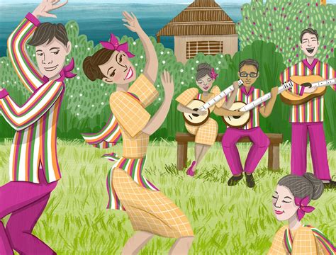 Tinikling Folk Dance Filipino Art Instant Digital Print - Etsy