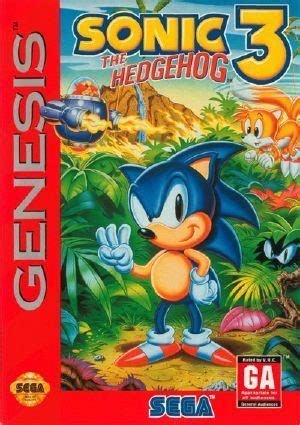 Sonic The Hedgehog 3 GENESIS Front cover