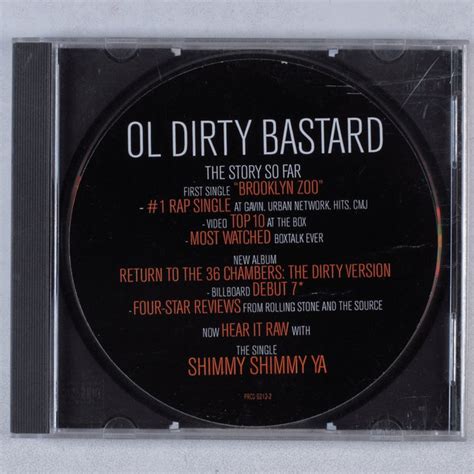 Ol' Dirty Bastard - Shimmy Shimmy Ya (1995, CD) | Discogs