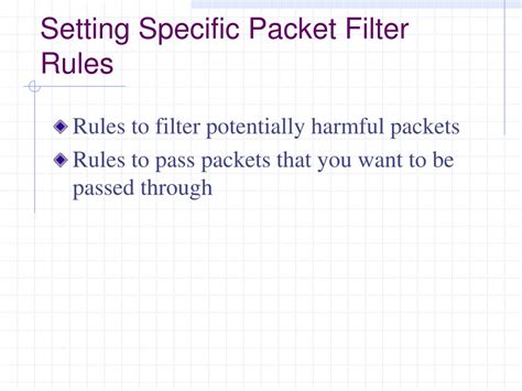 PPT - Packet Filtering PowerPoint Presentation, free download - ID:341009