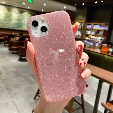 TPU Glitter All-inclusive Shockproof Protective Phone Case For iPhone 13 Pro (Pink) – Alexnld.com