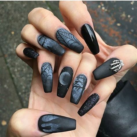 Halloween Acrylic Nails, Halloween Nail Designs, Halloween Manicure ...