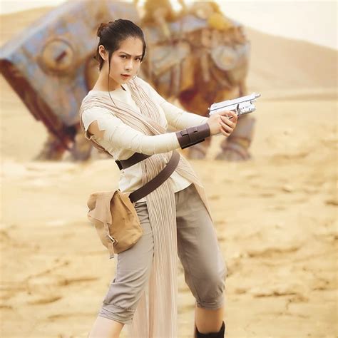 Star Wars Rey Cosplay Costume Outfit The Force Awakens Cosplay Clothing Halloween Adult Women ...