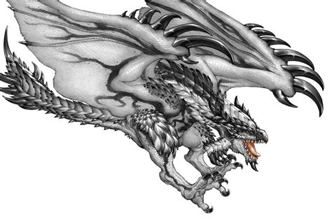 ArtStation - Silver Rathalos