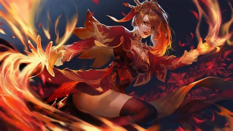 1920x1080 lina #dota 2 wallpaper | Dota 2, Dota 2 wallpaper, Fantasy artwork