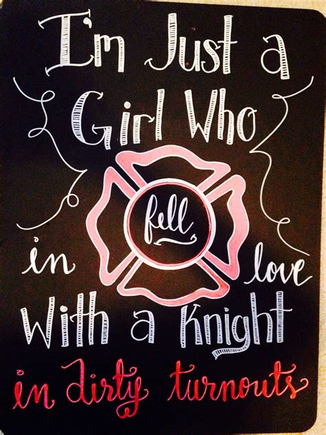 Firefighter wife and girlfriend chalkboard sign | Firefighter ...