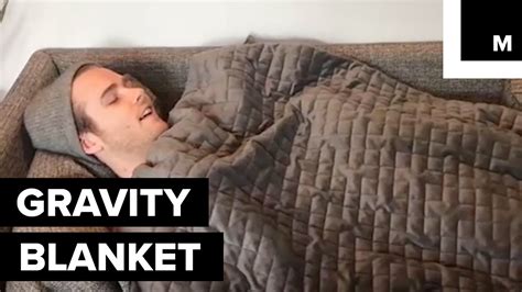 Get a better night sleep with this 'Gravity' blanket - YouTube