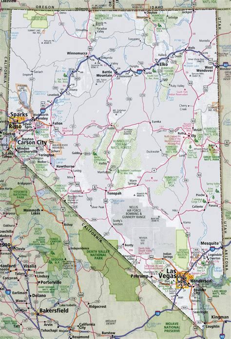 Large Nevada Maps for Free Download and Print | High-Resolution and Detailed Maps