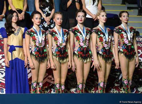 FIG World Cup in Baku: Winners in group exercises awarded PHOTO