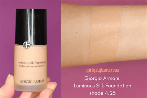 Armani luminous silk foundation swatches - updatestyred