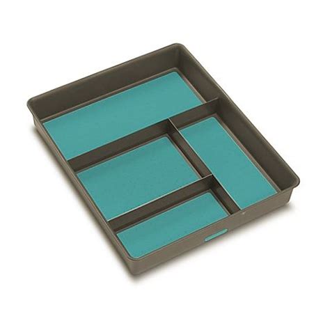 madesmart® Junk Drawer Organizer in Aqua | Bed Bath & Beyond | Junk drawer organizing, Drawer ...