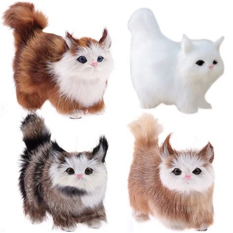 Aliexpress.com : Buy Plush Cat Doll Toys Stuffed Toys Lovely Electric Simulation Plush Cat Toys ...