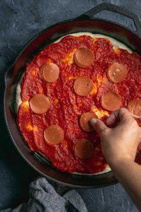 Vegan Pepperoni Pan Pizza • The Curious Chickpea