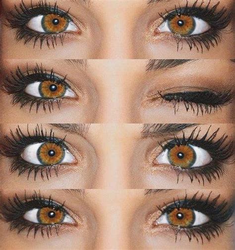 Hazel Light Brown Eye Contacts - Draw-e