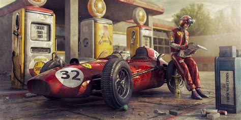 Ferrari Art | Racing, Car wallpapers, Red car
