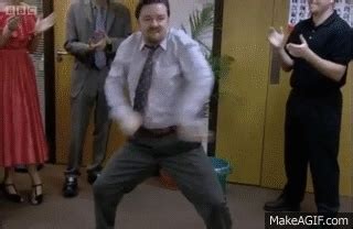 THE David Brent Dance - The Office - BBC on Make a GIF