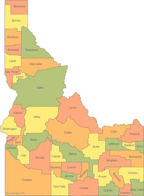 Shelley idaho Map