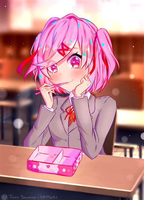 DDLC- Natsuki by MellaV on DeviantArt