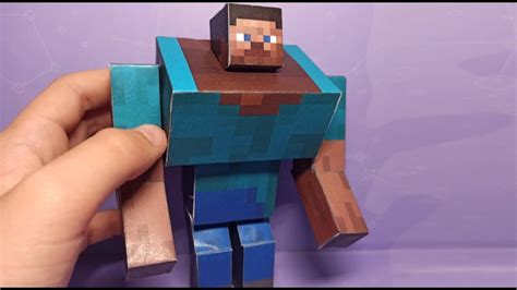 Bendable Steve Papercraft Minecraft Steve / Papercraft Minecraft Blogs ...