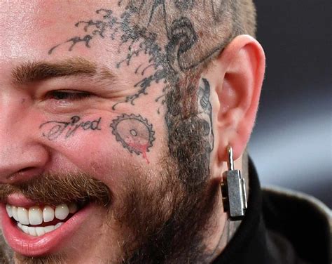 A Guide to Post Malone's Tattoos and What They Mean